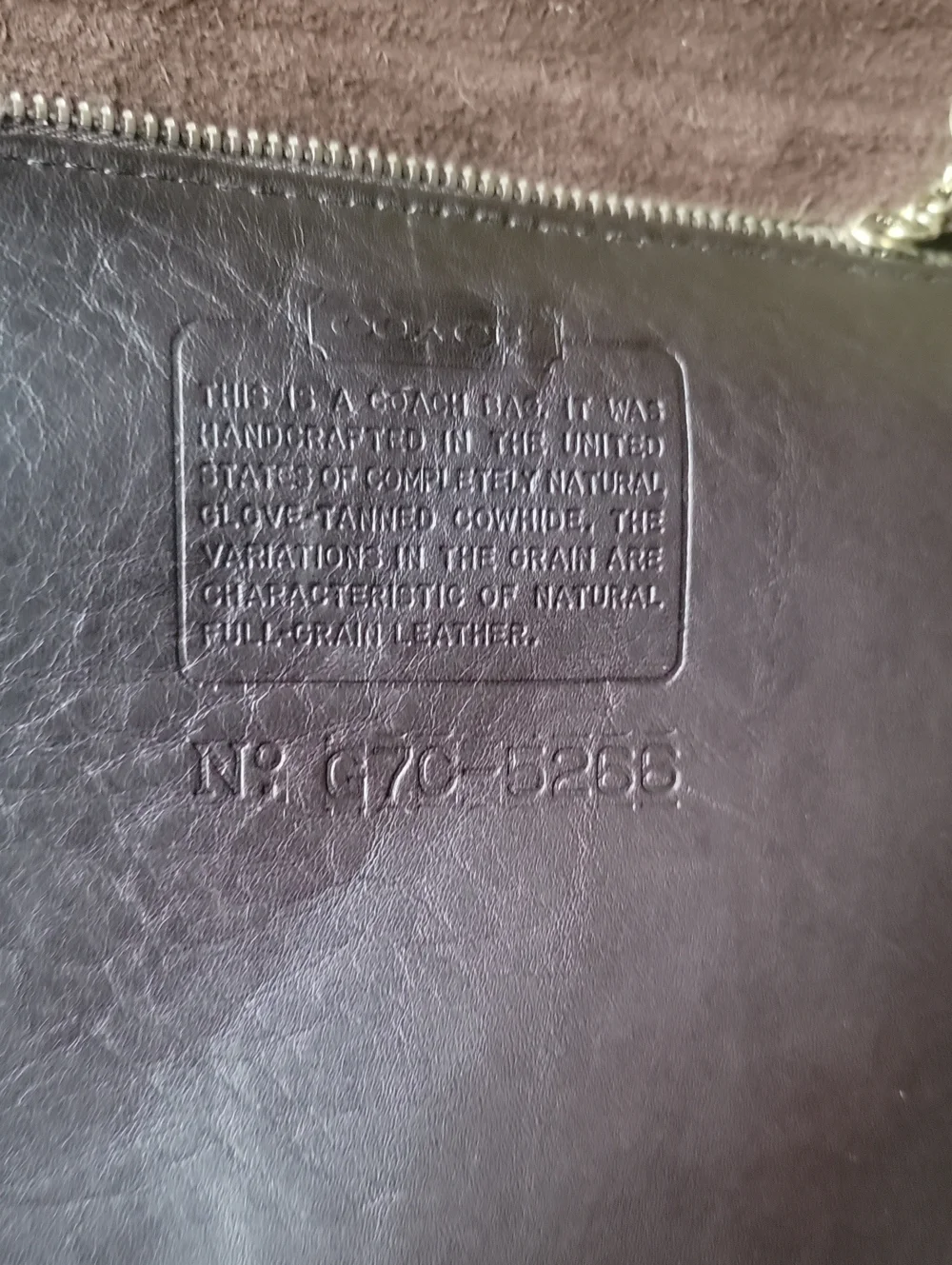 Vintage Coach Authentic Beekman Briefcase Dark Brown
